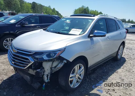 2019 Chevrolet Equinox Premier из США, поврежденный, VIN 2GNAXPEX7K6251937